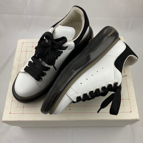 Alexander McQueen Shoes - Alexander McQueen Women's Oversized Sneaker in White/Black sz US 8 / 38D